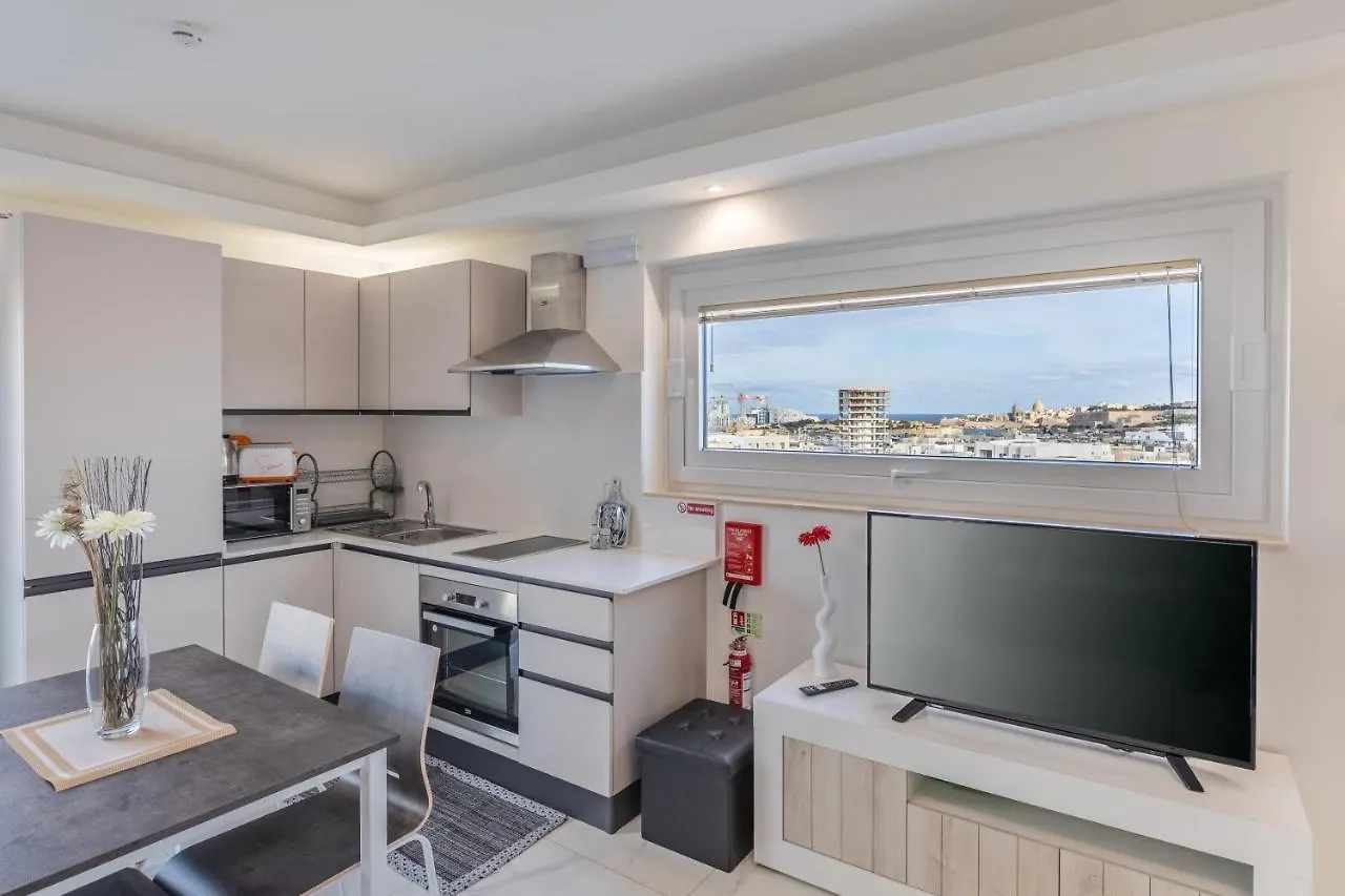 Terrace View- A Charming Two Bedrooms Penthouse Ac-Wifi Msida